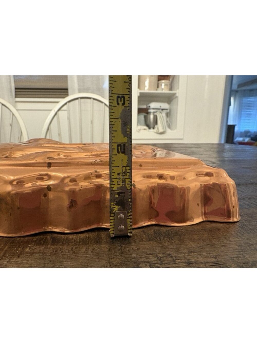 Copper Tin Lined Rectangular Duck Mold Wall Decor - Picture 4 of 8